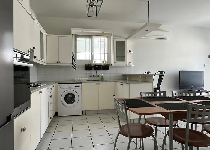 White House With Garden And Bbq In Strovolos アパート ニコシア